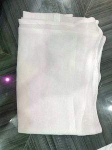 White  Georgette Fabric Dupatta