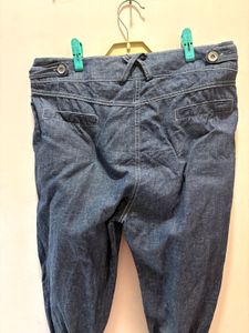 Stylish Denim Cropped Imported Pants