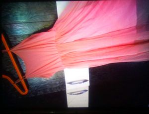 Pink Spaghetti Strap Dress
