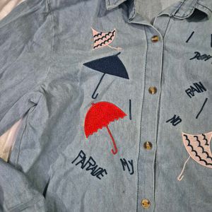 Denim Shirt  For Men Casual