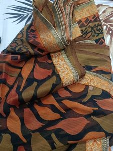 Elegant Printed Saree with blouse