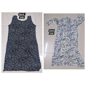 Printed Kurti with Shrug