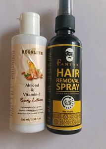 Regolith Lotion & Fantyx Hair Removal Spray