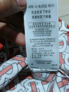BURBERRY Boys Desmond Monogram Print Shirt Size 8y