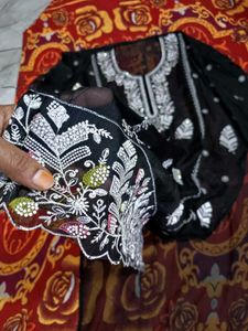 Embroidered Black Kurti