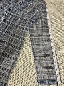 Sheer Plaid Blazer
