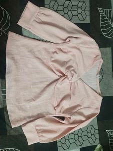 Pink Long Sleeve Top