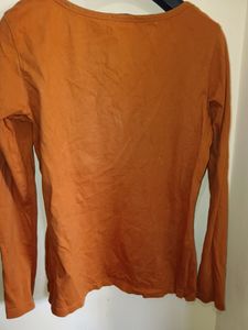 Shin-chan Always Hungry Women  Tshirt  Orange