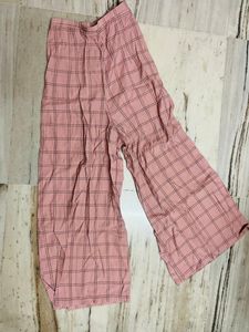 Pink Plaid Two-Piece Set