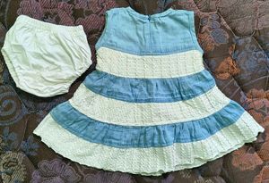 Cute Blue &amp; White Dress