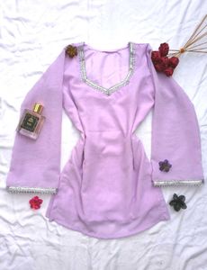 Vintage Georgette Corset Kurti 🪻