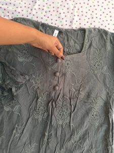 Embroidered Tunic Top