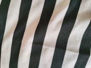 Black White Striped Dress