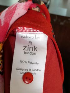 Rust Printed Dress (Women's)