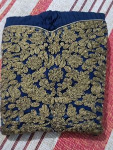 Jari Neavy Blue Women Kurta