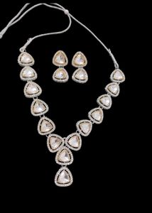 Elegant Polki Kundan Necklace Set