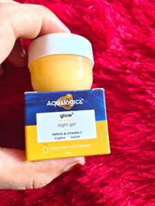 Aqualogica Glow+ Mousse Vitamin C Night Gel with P