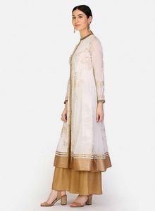 Wishful Anarkali White