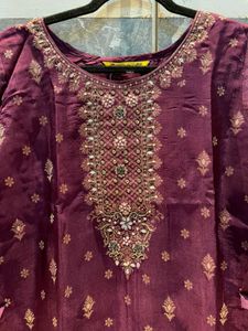 Maroon Kurta Set