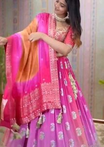 Double Colour Lehenga