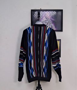 Striped Knit Cardigan Coogi Style