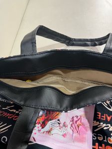 Coffee Themed Tote Bag with Portrait