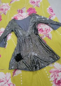 Its Short Sequined Jumpsuit /playsuit