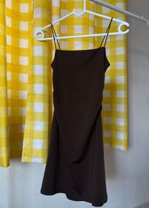 Brown Slip Dress