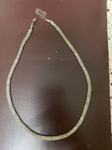 Silver Finish Chain For Women