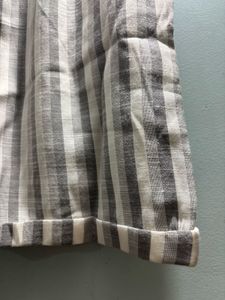 Striped Linen Blend Shorts