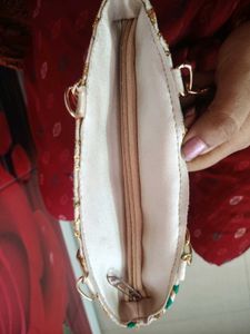 Embroidered Floral Handbag