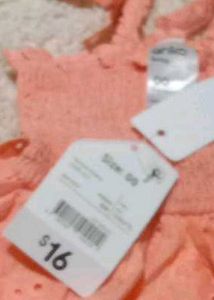 Cute Peach Romper