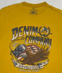 U.S POLO ASSN Mustard Tshirt