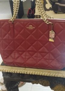 Coach Quilted Leather Tote OG