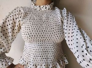 🖤SALE🖤 Korean Polka Dot Top