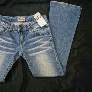 low waist bootcut /Flared Y2K Denim Jeans