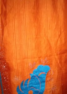 Beautiful Orange 🧡🍊 Saree