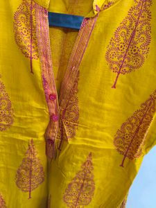 Combo Offer: Yellow &amp; Multi Colored Kurti