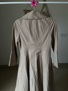 NYMPH Light Beige Maxi Trench Dress