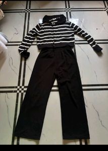 Striped Knit Set