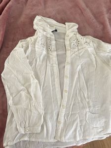 White Eyelet Blouse