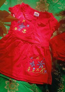 Cute Rose Baby Dress