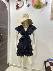Black Ruffle Dress