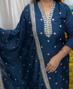 Beautiful Heavy 3pc Silk Kurta Set