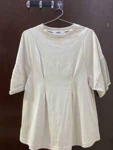 AZUL Beige Tunic Top