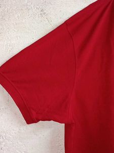 NEW ROADSTER Men&#39;s Oversized Polo T-shirt Red ♥️