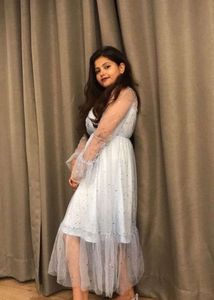 Star Sequin Mesh Dress