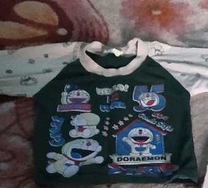 Baby Girl/Boy Doremon Full Sleeves T-Shirt