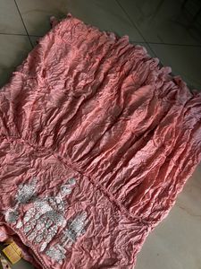 Pink Embroidered Boho Dress