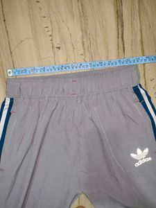 Stylish Grey Adidas-Style Track Pant